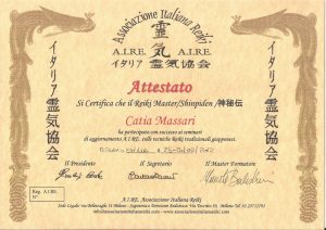 A.I.R.E. Master Reiki Teacher